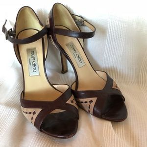 Vintage Jimmy Choo soft pink  suede kid blush